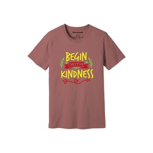 เสื้อยืดผ้าฝ้าย 100% พิมพ์ลายธีมความเมตตา น้ำหนัก 160-180 GSM มี 12 สีให้เลือก  รับออกแบบลายและตำแหน่งได้ตามต้องการ - Product Image 5