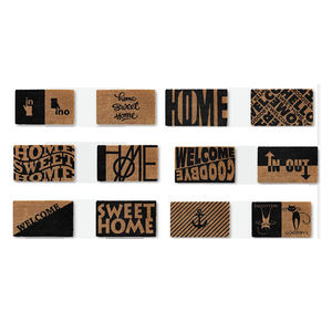 Tapetes de entrada para el hogar con estampado de fibra de coco 100% rectangulares hechos en la India: calidad duradera personalizada a precio competitivo para pedidos a granel - Product Image 1
