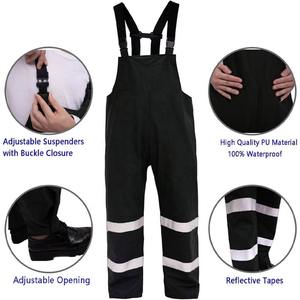 Combinaison de travail de sécurité pour hommes, respirante, en coton et nylon, certifiée CE, antibactérienne, haute visibilité - Product Image 5