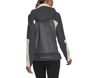 Veste coupe-vent en nylon bicolore avec logo personnalisé de qualité supérieure 100% veste coupe-vent décontractée de gymnastique en polyester par Terzo Sports - Product Image 3