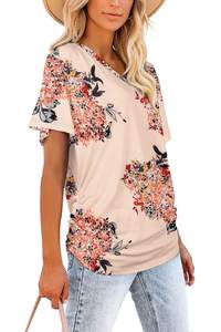 Las mejores camisetas de verano de gran tamaño de alta calidad para mujer 100% algodón personalizable; Camisetas personalizadas baratas Camiseta de algodón en blanco para mujer - Product Image 6