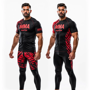 Rashguards personnalisés de haute qualité, impression par sublimation durable, rashguards MMA, rashguards idéaux pour la compétition de Jiu-Jitsu - Product Image 5