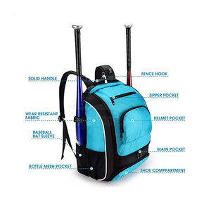 กระเป๋าเป้สะพายหลังเบสบอล Foge Sport รุ่น Unisex ลำลอง คุณภาพดีที่สุด สินค้ามาใหม่ ผลิตตามสั่ง ระบายอากาศได้ดี สวมใส่สบาย น้ำหนักเบา - Product Image 3