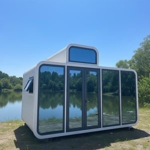 <span class=keywords><strong>Maison</strong></span>-conteneur Apple Cottage entièrement rénovée de 5,8 mètres, villa mobile luxueuse avec salon et cuisine, utilisation commerciale en station balnéaire - Product Image 1