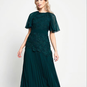 ชุดราตรีแขนยาวประดับด้วยลูกปัดชุดเดรสราตรีงานพรอมทรงเอไลน์สำหรับงานปาร์ตี้ชุดราตรีหรูหราสง่างามหรูหรา - Product Image 1