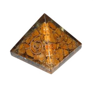 Lapis Lazuli nylon avec symbole de Sanskrit, pyramide Orgone, pour soldes - Product Image 4