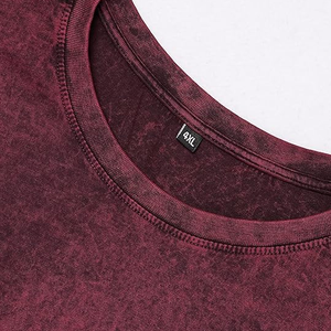 Camisetas lavadas con ácido para hombres impresas a precio caliente y más vendidas - Product Image 2