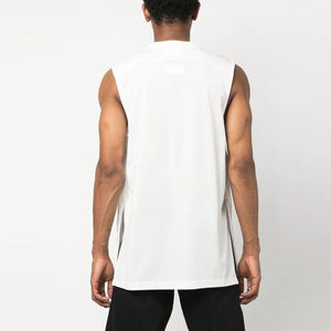 Nueva ropa de gimnasio de verano, camiseta sin mangas para hombre, camiseta sin mangas de Color personalizada para gimnasio, Fitness para hombre, la mejor venta en línea - Product Image 6