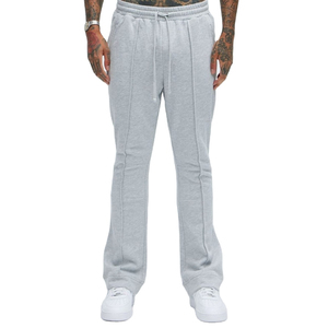 Ropa de calle para hombre, pantalones de chándal ajustados de felpa francesa para hombre, pantalones de chándal transpirables apilados de peso pesado para hombre - Product Image 1