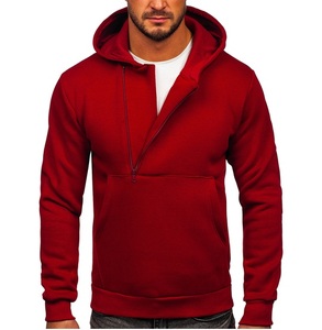 Sudadera con capucha de lana Vintage de gran tamaño con estampado personalizado, corte anticontracción, estilo con cremallera, ajuste de primavera, patrón sólido, cuello con capucha, estilo deportivo - Product Image 1