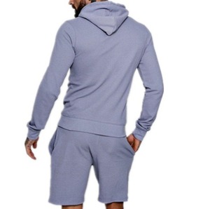 Survêtement coupe-vent léger pour hommes, vêtements de sport, nouveau design, ensemble de jogging deux pièces, service ODM personnalisable pour la saison hivernale - Product Image 5