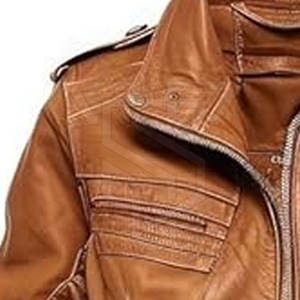 Veste en cuir de qualité supérieure pour femmes, couleurs personnalisées, col montant en tricot respirant pour l'hiver, teinture unie, prix de gros - Product Image 4