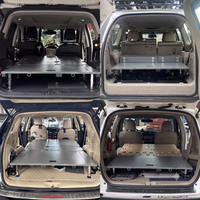 Lit de camping pliable en alliage d'aluminium pour SUV, idéal pour le coffre de voiture, pour le camping en voiture