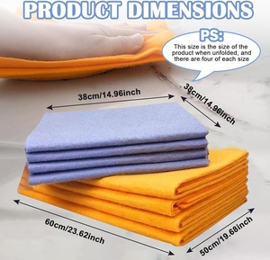 <span class=keywords><strong>Chiffon</strong></span> de nettoyage multi-usages super absorbant orange, réutilisable, non tissé, fabriqué en Allemagne - Product Image 5