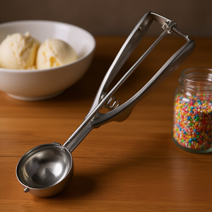 Cuillère à glace en acier inoxydable Pedrini 91 - Outil idéal pour satisfaire vos envies de sundae ! - Product Image 3