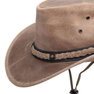Low Moq Factory Made Solid Color <b>Leather</b> <b>Hat</b> Fashionable Made In Pakistan Best Quality <b>Leather</b> <b>Hats</b> - Product Image 5