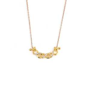 Collar Infinito Entrecruzado de Plata de Ley 925 para Regalo - Product Image 3