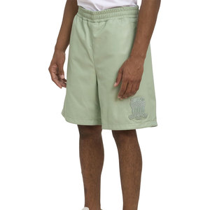 Short Avirex en cuir pour hommes haute qualité meilleure vente avec écusson et logo personnalisé fabricant de short Avirex en cuir au design élégant pour hommes - Product Image 5