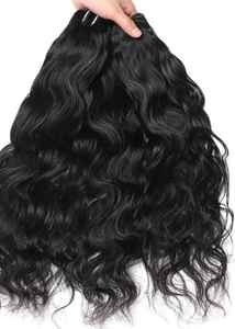 Paquets de Cheveux Humains Indiens Bruts Ondulés Naturels Tressés de 16 Pouces - Product Image 3