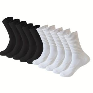 Solid Color <b>Socks</b> Black <b>White</b> Multiple Style Soft Breathable <b>Sports</b> Men's Women's Summer Autumn Business <b>Socks</b> - Product Image 1