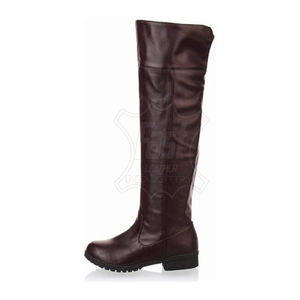 Chaussures longues en cuir pour hommes OEM ODM, conception personnalisée disponible, fournisseur de chaussures longues en cuir véritable pour hommes - Product Image 2