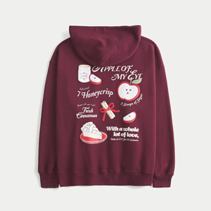 Sweat à capuche imprimé bouffant personnalisé surdimensionné pour femmes, pull lourd Streetwear à la mode, 100% coton, décontracté sur le devant, hiver - Product Image 4