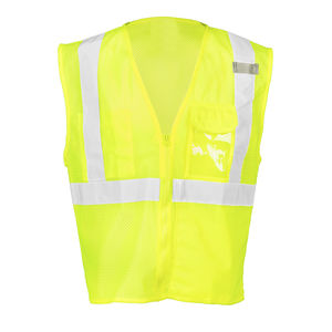 เสื้อกั๊กนิรภัย ANSI Class 1 สีพื้น ขนาดสั่งทำได้ ขายดีที่สุด ผลิตจากโพลีเอสเตอร์ รับทำโลโก้ตามสั่ง OEM/ODM คุณภาพสูง ขายส่ง - Product Image 1