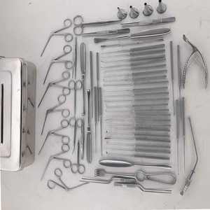 Ensemble d'instruments de tympanoplastie manuels en acier inoxydable de qualité supérieure, 60 pièces, micro-chirurgie de l'oreille, instruments ORL Pentax Medic, CE - Product Image 4