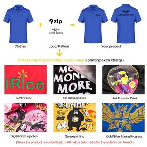 เสื้อโปโลคอปก100% สำหรับผู้ชายเสื้อโปโลผ้าโพลีเอสเตอร์ออกแบบโลโก้ได้ตามต้องการ - Product Image 6