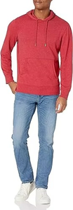 Sudadera con Capucha Ligera de Invierno para Hombre, Roja, Tejida a Crochet, Bordada, Informal, de Mezcla de Algodón, con Bolsillo - Product Image 6