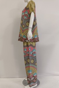 ชุดนอนสองชิ้นแขนสั้นสำหรับผู้หญิงชุดนอนยอดนิยมสำหรับใส่ในชีวิตประจำวัน - Product Image 4