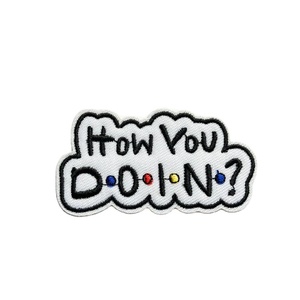 Custom Embroidered Iron On Patch Personalized Logo Badge for Clothes Jacket Hat Backpack DIY Sew On <b>Applique</b> Wholesale Supply - Product Image 1