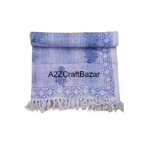 Vente en gros de couvertures chaudes d'hiver en laine 100% coton écologiques, couvertures tricotées pliables à motifs géométriques - Product Image 2