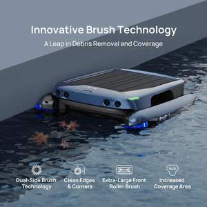 Limpiador Robótico de Piscinas Inalámbrico Aqua.Sense 2 con Skimmer iSkim Ultra de Energía Solar/Clarificación de Agua/Piso/Paredes/Superficie - Product Image 2
