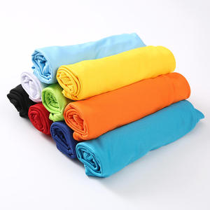 เสื้อยืดกีฬาพิมพ์ลายเรียบเสื้อยืดผ้าคอตตอนโพลีเอสเตอร์เสื้อยืดสำหรับวิ่งสำหรับผู้ชาย - Product Image 2