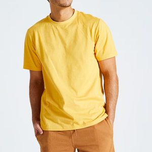 เสื้อยืดผ้าฝ้าย100% น้ำหนักมากเข้ารูปสำหรับผู้ชายเสื้อยืดคอกลมแขนสั้นสำหรับ2025ดีไซน์พิมพ์ลายแบบกำหนดเอง - Product Image 6