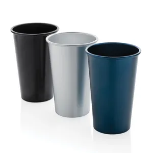 Mug en aluminium recyclé, articles promotionnels écologiques pour boissons - Product Image 3