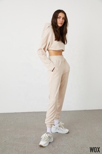 Servicio OEM, Pantalones Jogger Básicos de Algodón Grueso Extra Grandes para Mujer, Oferta al por Mayor, Tendencia 2024, Calidad Premium - Product Image 5