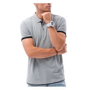 OEM Men Summer Short Sleeve for Button Sports Shirt Custom Logo Quick Dry Knitted Polyester/Cotton Fabric Digital Printing - Product Image 1