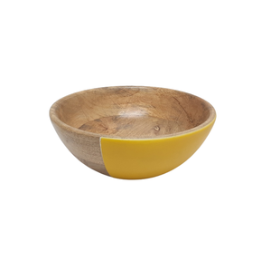Bol de nourriture fait à la main de qualité standard conception merveilleuse forme ronde bol de fruits en bois de taille moyenne personnalisé - Product Image 5