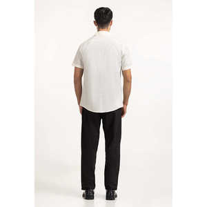 Camisas Casuales para Hombre, Clásicas a Rayas, Tela Popelina, Talla XL/3XL, Cuello Mao, Antiarrugas, Transpirables, Teñidas - Product Image 2