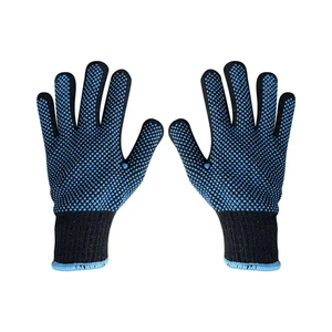 Gants en PVC à pois double face de taille XL de haute qualité doublure en coton antistatique pour le travail de Garage vente en gros directe d'usine - Product Image 5