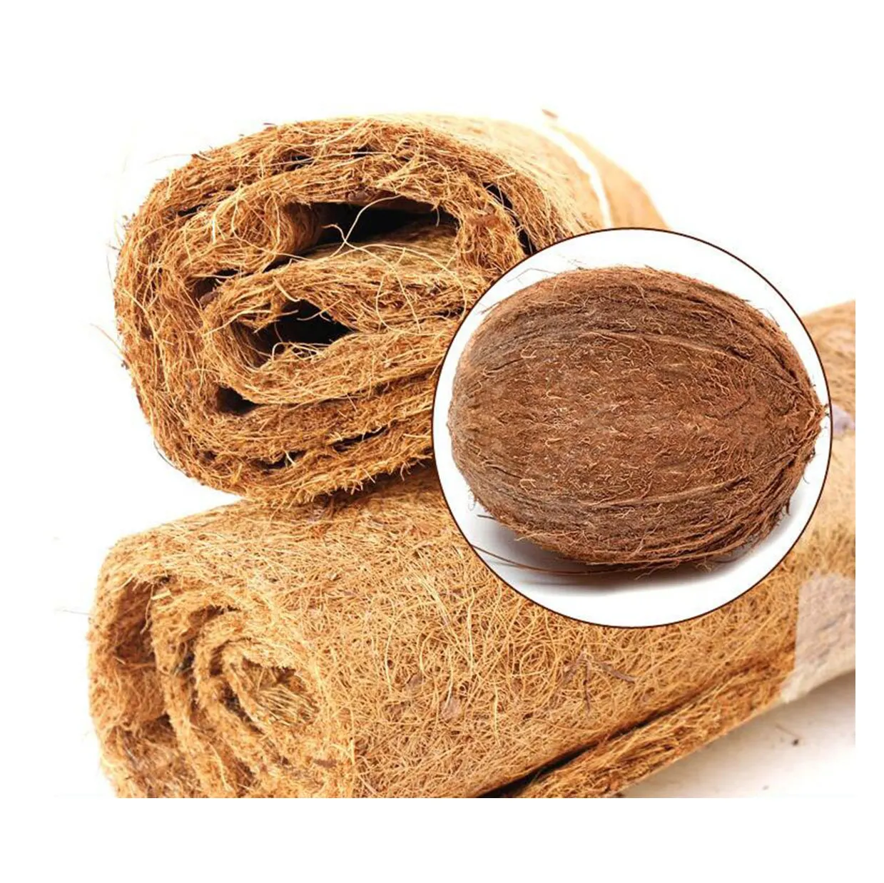 Top Selling Export of Coconut Fiber Coco Fiber Oriented Wholesale Price Natural Cocofiber From Brazil