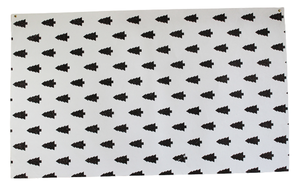 Papier d'emballage cadeau en gros personnalisé avec impression d'arbre à paillettes noires sur papier recyclé fait main 100 GSM, sans bois et sans acide - Product Image 3