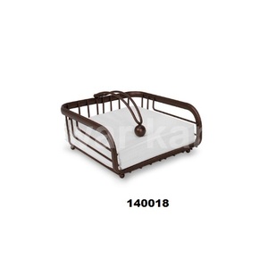 Offre Spéciale meilleure qualité porte-mouchoirs en métal noir porte-serviettes élégant pour porte-mouchoirs de table pour cuisine lit chambre et bureau - Product Image 1