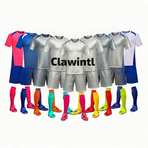 Nuevo logotipo de marca personalizado, conjunto de camisetas de fútbol, uniformes de equipo de Club, kit de fútbol con números, ropa de fútbol Original, conjuntos de fútbol - Product Image 4