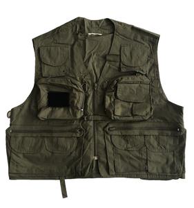 Men's <b>Fishing</b> Vests with Mesh Back and Adjustable Waist Strap <b>Fishing</b> <b>Rod</b> Holder Multi Pockets Breathable Outdoor Combat Vest - Product Image 3