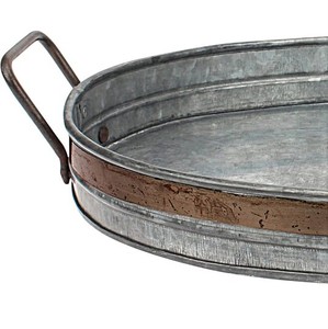 ถาดโลหะสี่เหลี่ยมชุบสังกะสี สีธรรมชาติ ยี่ห้อ VISHAL HANDICRAFT สำหรับใช้ในบ้าน โรงแรม ร้านอาหาร - ผู้ผลิต - Product Image 6