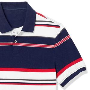 Camiseta 100% de algodón en relieve para hombre de alta calidad para polo con impresión de colores sólidos personalizada Stock disponible Color sólido - Product Image 5