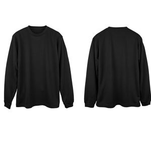 เสื้อยืดแขนสั้นสีดำสำหรับผู้ชาย คอกลม ผ้าเจอร์ซีย์คอตตอนทรงหลวม พิมพ์ลายสกรีน ระบายอากาศได้ดี เป็นมิตรกับสิ่งแวดล้อม น้ำหนัก 220 กรัม - Product Image 6
